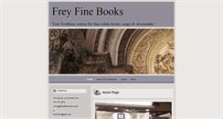 Desktop Screenshot of freyfinebooks.com