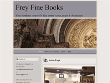 Tablet Screenshot of freyfinebooks.com